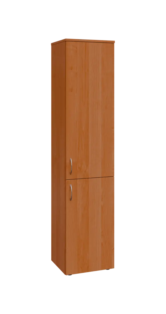 BN 5 - 42D kancelářská skříň, 2-dveřová, pravá, 1800x400x400, olše jantar