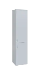 BN 5 - 42D kancelářská skříň, 2-dveřová, pravá, 1800x400x400, bílá