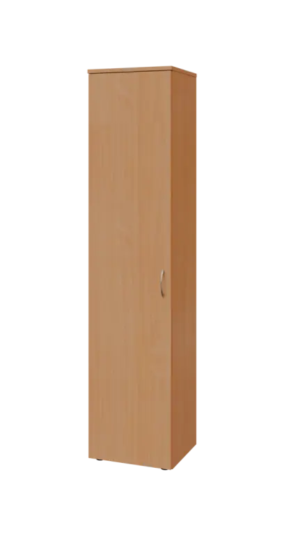 BN 5 - 4D kancelářská skříň, 1-dveřová, levá, 1800x400x400, buk royal