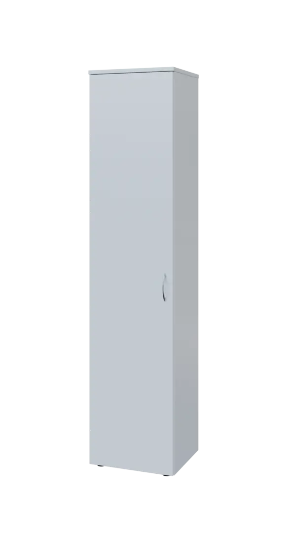 BN 5 - 4D kancelářská skříň, 1-dveřová, levá, 1800x400x400, bílá