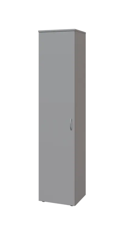 BN 5 - 4D kancelářská skříň, 1-dveřová, levá, 1800x400x400, šedá