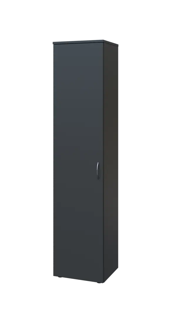 BN 5 - 4D kancelářská skříň, 1-dveřová, levá, 1800x400x400, antracit