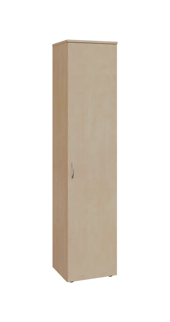 BN 5 - 4D kancelářská skříň, 1-dveřová, pravá, 1800x400x400, bříza irská