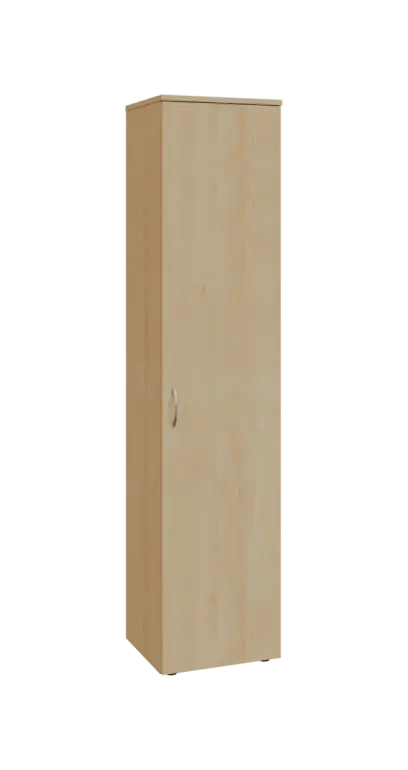 BN 5 - 4D kancelářská skříň, 1-dveřová, pravá, 1800x400x400, javor horský