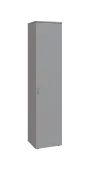 BN 5 - 4D kancelářská skříň, 1-dveřová, pravá, 1800x400x400, šedá
