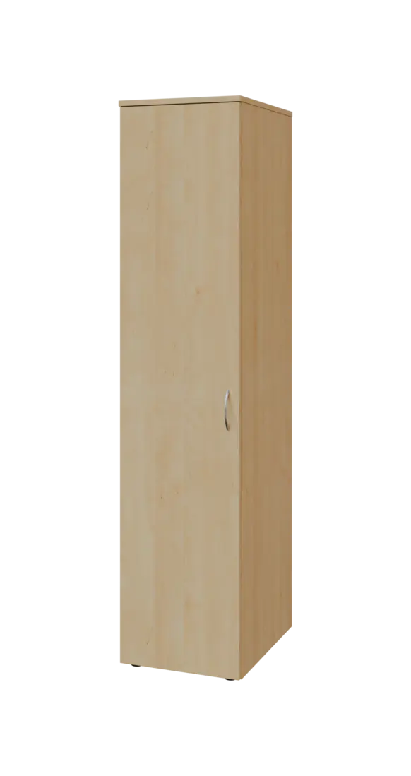 BST 5 - 42 šatní skříň, 1-dveřová, tyč, levá, 1800x400x600, javor horský