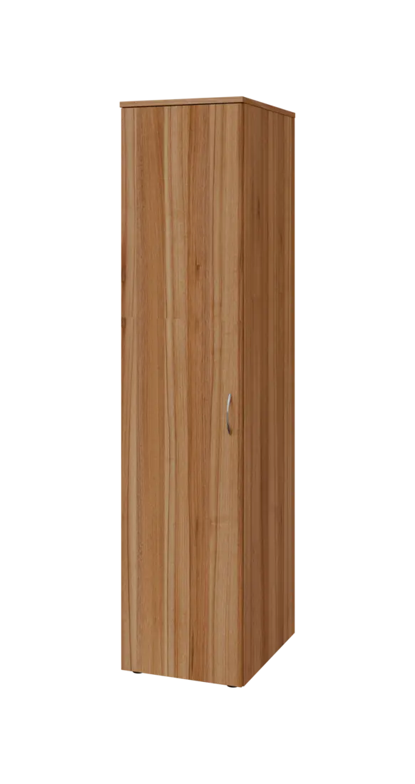 BST 5 - 42 šatní skříň, 1-dveřová, tyč, levá, 1800x400x600, ořech světlý