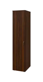 BST 5 - 42 šatní skříň, 1-dveřová, tyč, levá, 1800x400x600, ořech královský