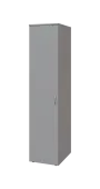 BST 5 - 42 šatní skříň, 1-dveřová, tyč, levá, 1800x400x600, šedá
