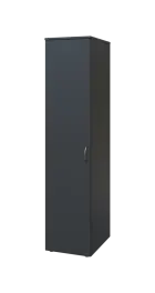 BST 5 - 42 šatní skříň, 1-dveřová, tyč, levá, 1800x400x600, antracit