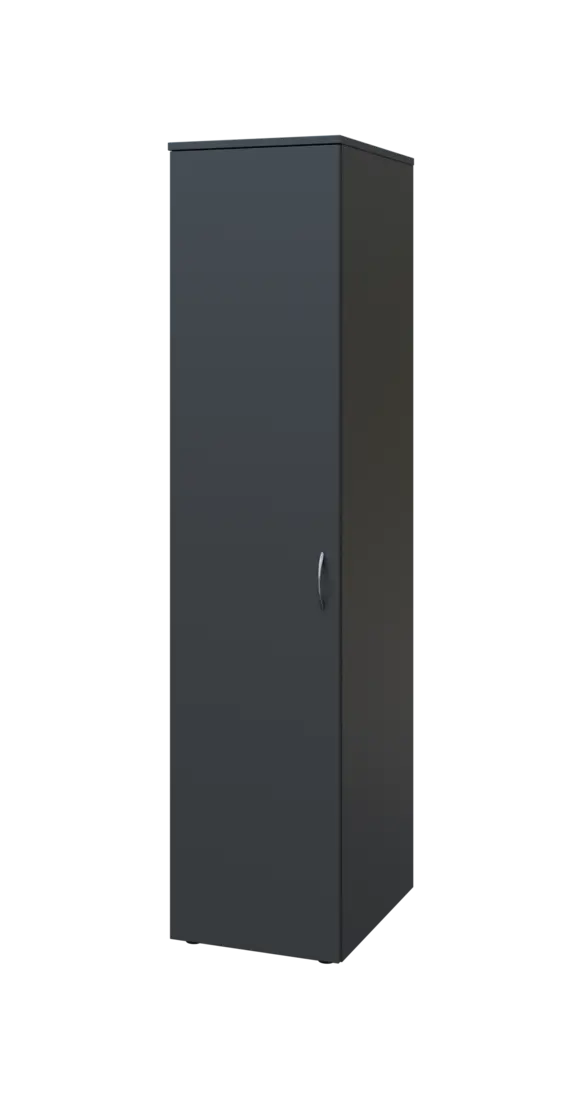 BST 5 - 42 šatní skříň, 1-dveřová, tyč, levá, 1800x400x600, antracit