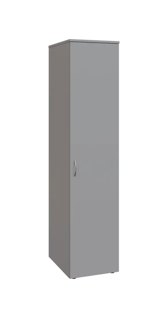 BST 5 - 42 šatní skříň, 1-dveřová, tyč, pravá, 1800x400x600, šedá