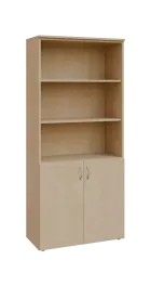 BN 5 - 8DN3 kancelářská skříň, 2-dveřová/nika, 1800x800x400, bříza irská