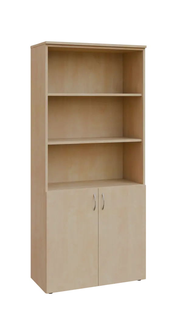 BN 5 - 8DN3 kancelářská skříň, 2-dveřová/nika, 1800x800x400, bříza irská