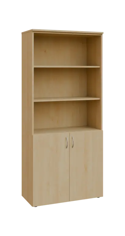 BN 5 - 8DN3 kancelářská skříň, 2-dveřová/nika, 1800x800x400, javor horský