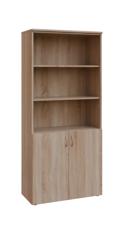 BN 5 - 8DN3 kancelářská skříň, 2-dveřová/nika, 1800x800x400, dub bardolino