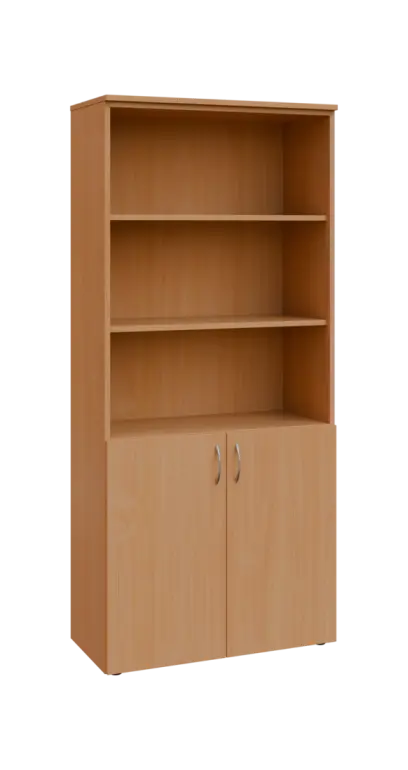 BN 5 - 8DN3 kancelářská skříň, 2-dveřová/nika, 1800x800x400, buk royal