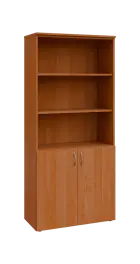 BN 5 - 8DN3 kancelářská skříň, 2-dveřová/nika, 1800x800x400, olše jantar