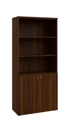 BN 5 - 8DN3 kancelářská skříň, 2-dveřová/nika, 1800x800x400, ořech královský