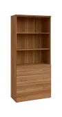 BN 5 - 84ZN kancelářská skříň, 4-zásuvková/nika, 1800x800x400, ořech světlý
