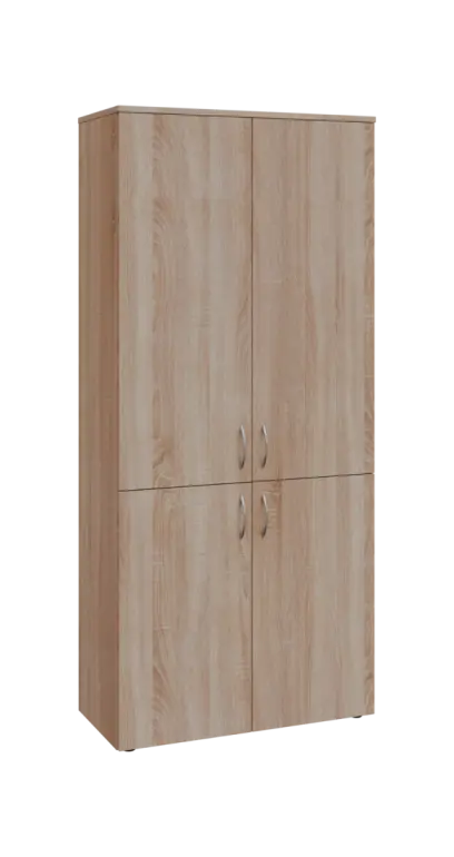 BN 5 - 84D kancelářská skříň, 4-dveřová, 1800x800x400, dub bardolino