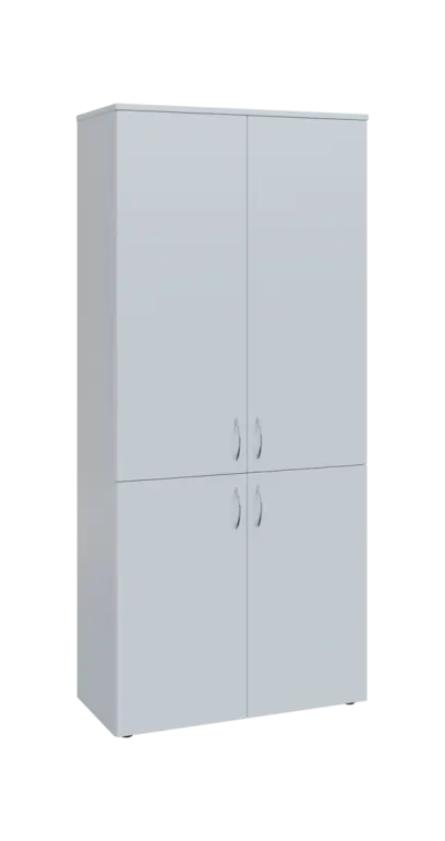 BN 5 - 84D kancelářská skříň, 4-dveřová, 1800x800x400, bílá