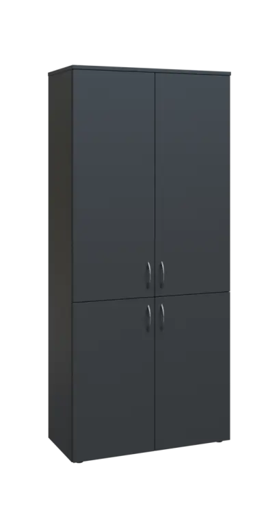 BN 5 - 84D kancelářská skříň, 4-dveřová, 1800x800x400, antracit