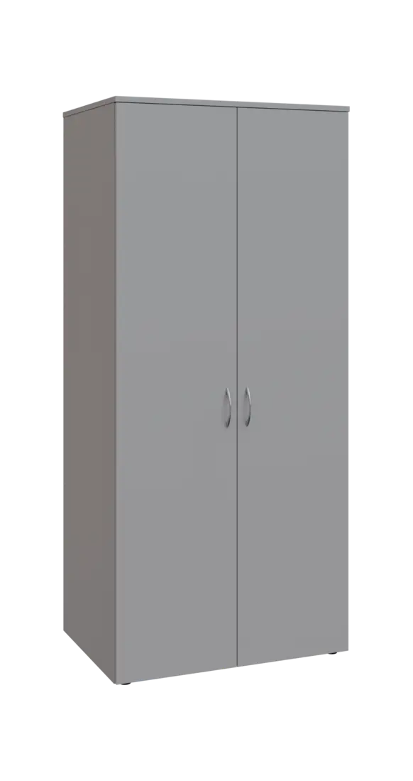 BST 5 - 82 šatní skříň, 2-dveřová, tyč, 1800x800x600, šedá