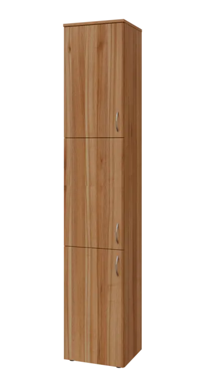 BN 6 - 43D kancelářská skříň, 3-dveřová, levá, 2150x400x400, ořech světlý