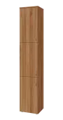 BN 6 - 43D kancelářská skříň, 3-dveřová, levá, 2150x400x400, ořech světlý
