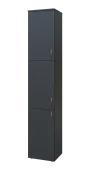 BN 6 - 43D kancelářská skříň, 3-dveřová, levá, 2150x400x400, antracit