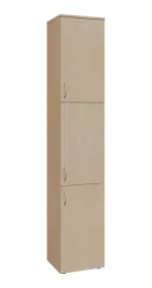 BN 6 - 43D kancelářská skříň, 3-dveřová, pravá, 2150x400x400, bříza irská