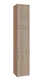 BN 6 - 43D kancelářská skříň, 3-dveřová, pravá, 2150x400x400, dub bardolino