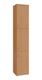 BN 6 - 43D kancelářská skříň, 3-dveřová, pravá, 2150x400x400, buk royal