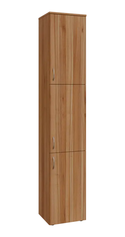 BN 6 - 43D kancelářská skříň, 3-dveřová, pravá, 2150x400x400, ořech světlý