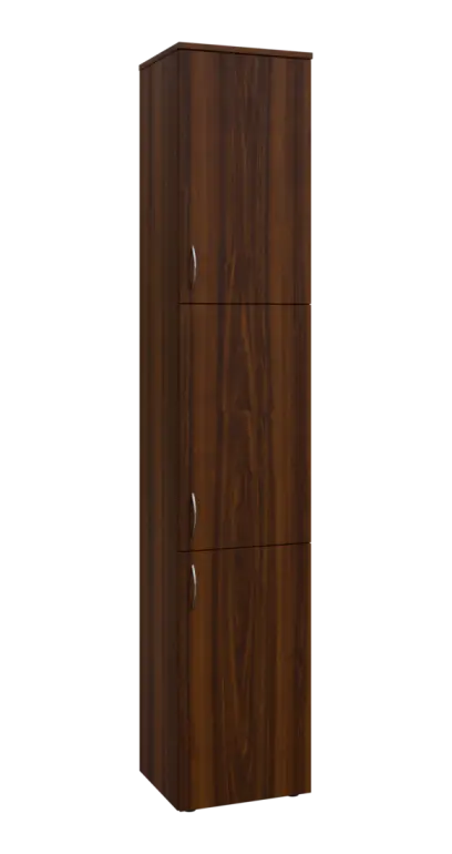 BN 6 - 43D kancelářská skříň, 3-dveřová, pravá, 2150x400x400, ořech královský