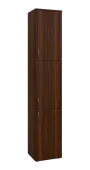 BN 6 - 43D kancelářská skříň, 3-dveřová, pravá, 2150x400x400, ořech královský