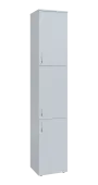 BN 6 - 43D kancelářská skříň, 3-dveřová, pravá, 2150x400x400, bílá