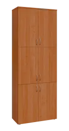 BN 6 - 86D kancelářská skříň, 6-dveřová, 2150x800x400, olše jantar