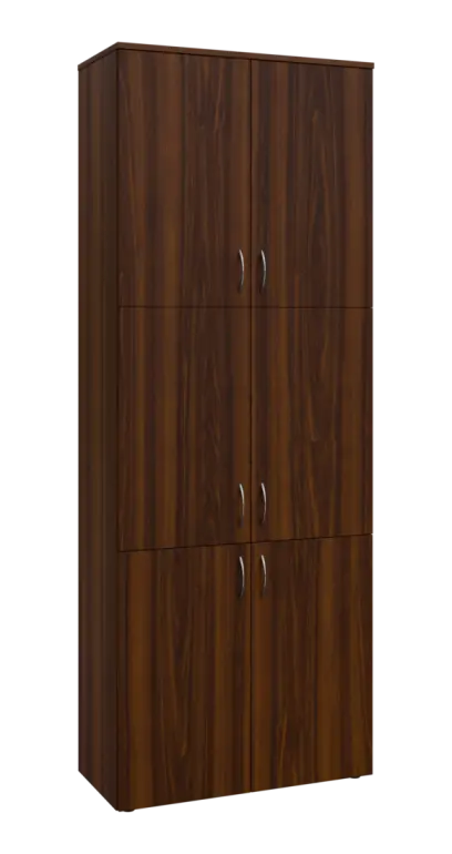 BN 6 - 86D kancelářská skříň, 6-dveřová, 2150x800x400, ořech královský