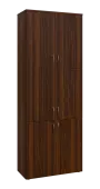 BN 6 - 86D kancelářská skříň, 6-dveřová, 2150x800x400, ořech královský