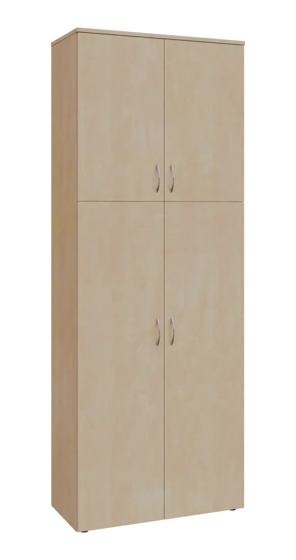 BN 6 - 84D kancelářská skříň, 4-dveřová, 2150x800x400, bříza irská