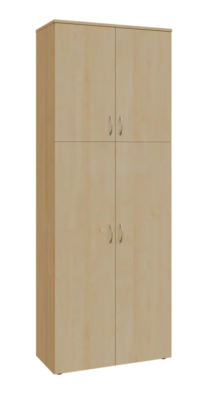 BN 6 - 84D kancelářská skříň, 4-dveřová, 2150x800x400, javor horský