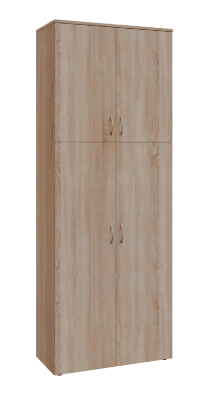 BN 6 - 84D kancelářská skříň, 4-dveřová, 2150x800x400, dub bardolino