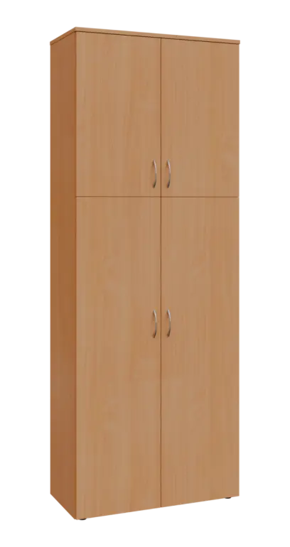 BN 6 - 84D kancelářská skříň, 4-dveřová, 2150x800x400, buk royal