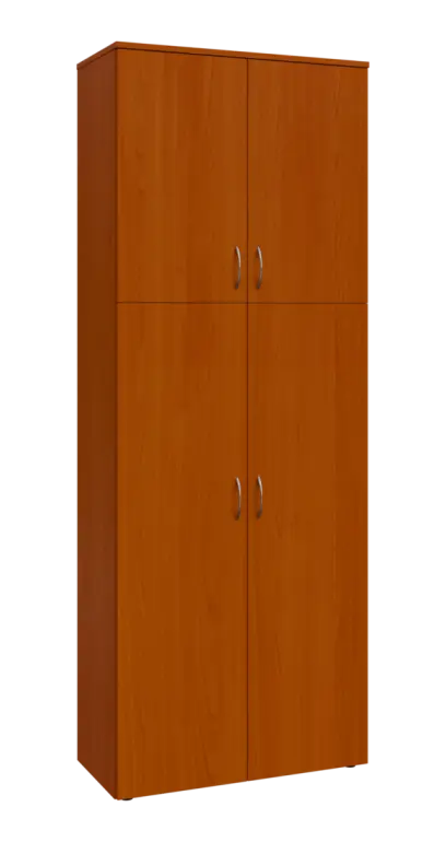 BN 6 - 84D kancelářská skříň, 4-dveřová, 2150x800x400, třešeň šumavská