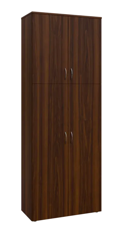 BN 6 - 84D kancelářská skříň, 4-dveřová, 2150x800x400, ořech královský
