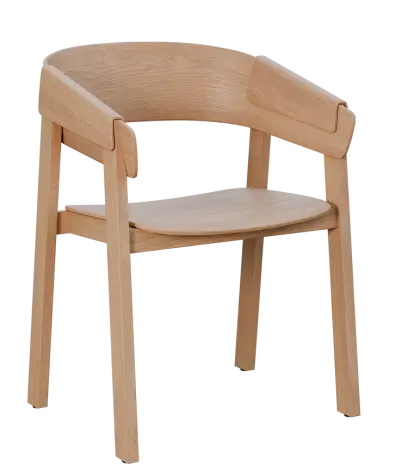 HARMONY, dřevěná konferenční, jídelní židle