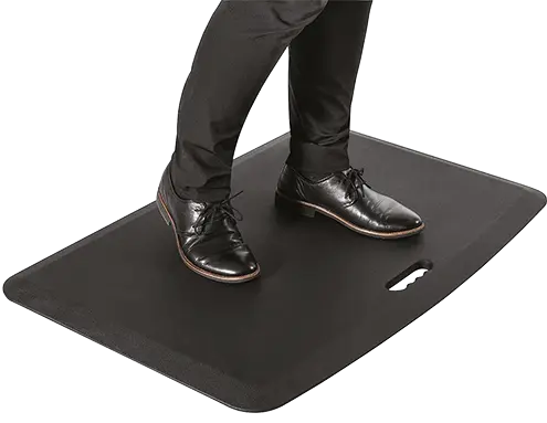 WORK MAT 03, extra měkká  podložka pod nohy, pro dlouhé stání, černá