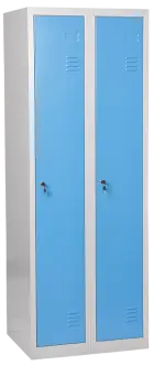 JP - 620 N skříň šatní 1850x600x500 mm, 2-dílná, šedá/modrá